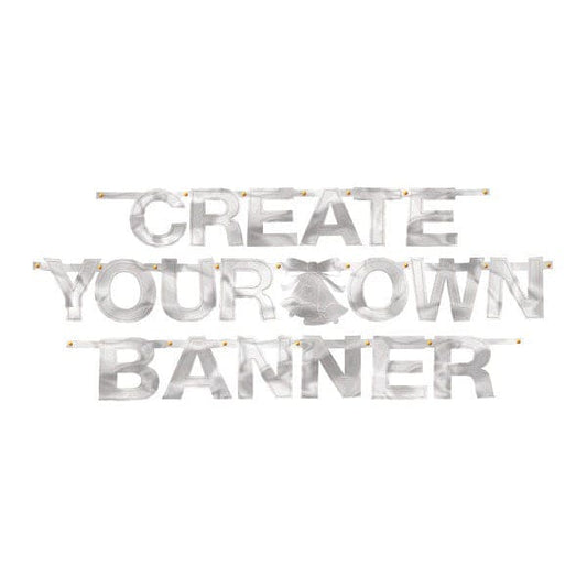 Silver Foil Create-Your-Own Letter Banner