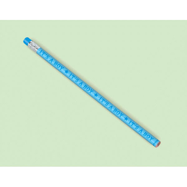 Baby Shower Blue Pencil Favors