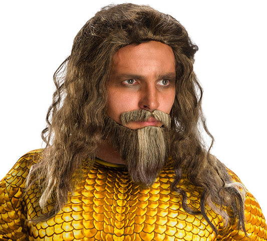 Aquaman Wig & Beard Set