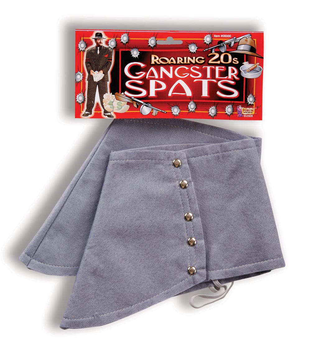 Roaring 20's Gangster Spats Grey