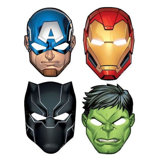 Marvel Avengers Powers Unite Paper Mask 8 Ct