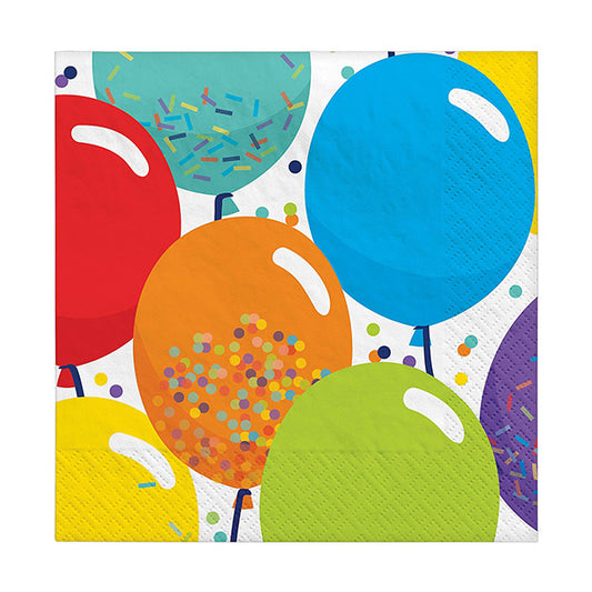 Birthday Celebration Big Pack Beverage Napkins 125ct