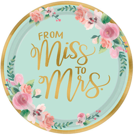 Mint To Be 10.5in Round Banquet Paper Plates