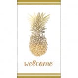 Golden Pineapple Paper Guest Towels