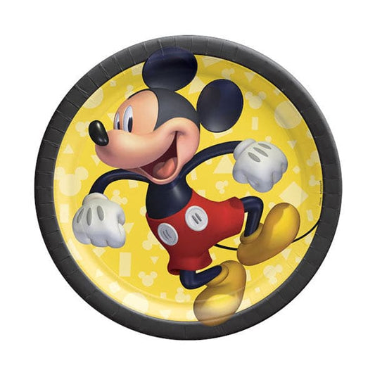 Mickey Mouse Forever 7in Round Luncheon Paper Plates