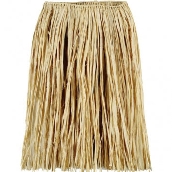 Natural Grass Skirt 28 x 31in Adult