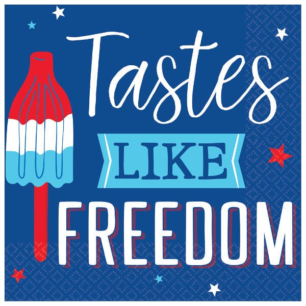 Tastes Like Freedom Luncheon Napkins 16ct