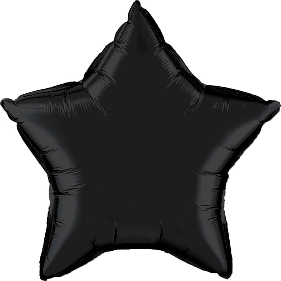 19" Star Shape Black Chrome Balloon