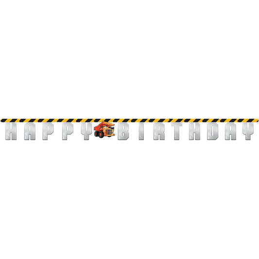 Big Dig Jointed 7in x 10ft Banner