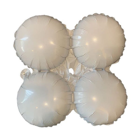 30In Quad White Balloon