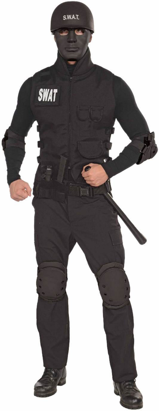 S.W.A.T. Police Mask Adult Black