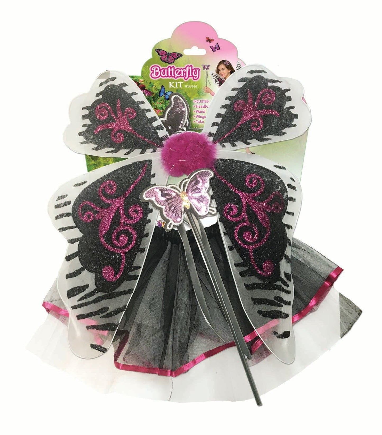 Child Butterfly Complete Costume Kit