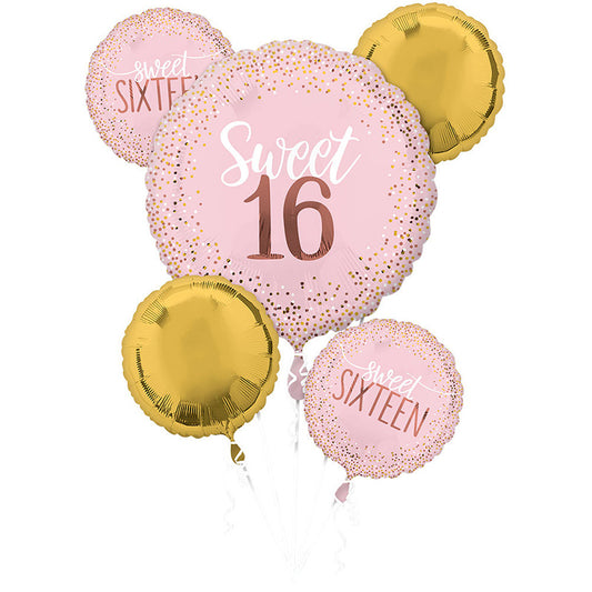 Sixteen Blush Balloon Bouquet