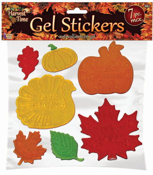 Gel Harvest Window Stickers