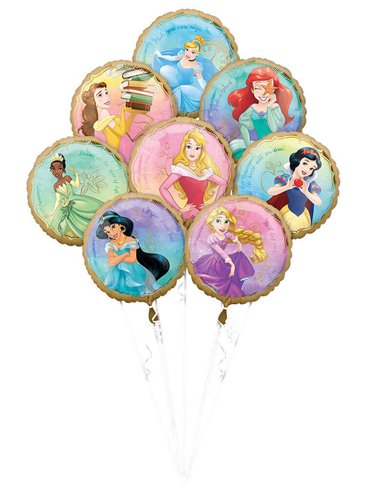 Disney Princess Once Upon Time Balloon Bouquet 8ct