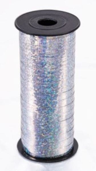 Silver Holographic Curling Ribbon 100yrd