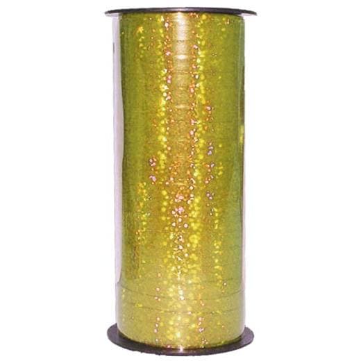 Gold Holographic Curling Ribbon 100yd