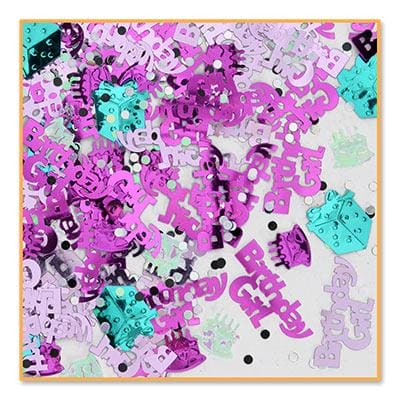Birthday Girl Foil Confetti Mix
