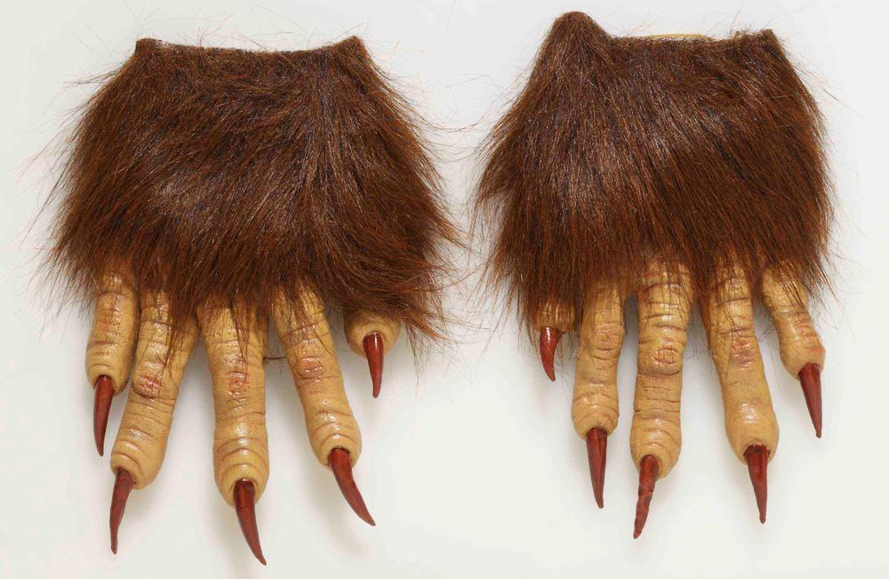 Werewolf Brown Latex Hands
