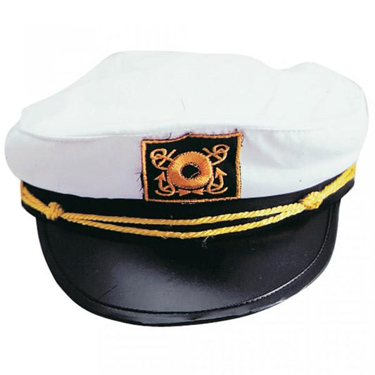 Yacht Captain's White Hat