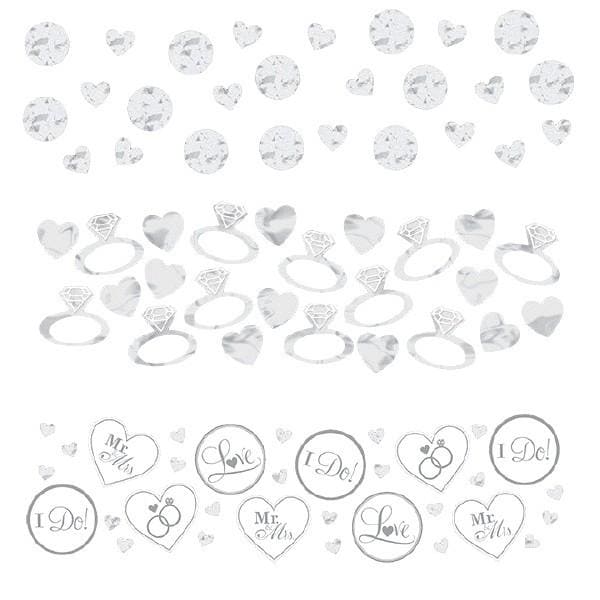 I Do & Ring Value Confetti- White