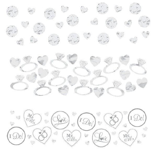 I Do & Ring Value Confetti- White