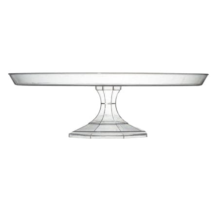 Clear Cake Stand 9.75in