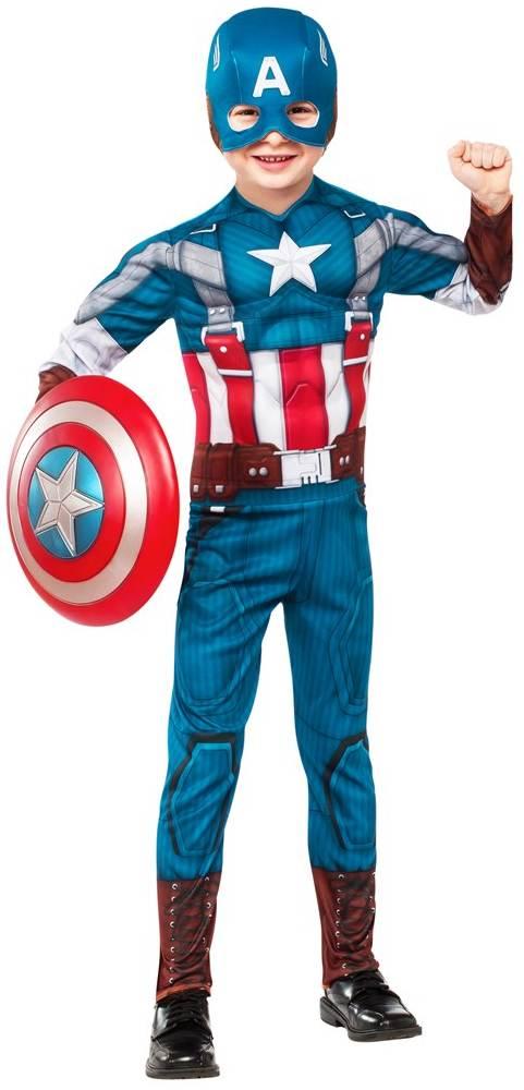 Captain America: Winter Soldier Deluxe Retro Boys Costume