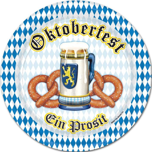 Oktoberfest 9in Dinner Plates 8 Ct.