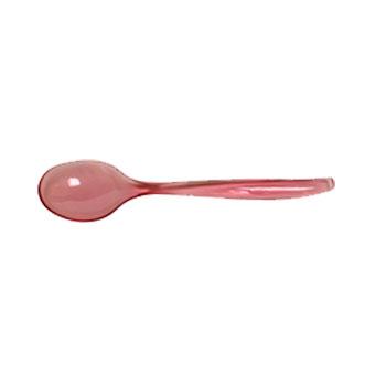Pink Plastic Serving Spoon 8in