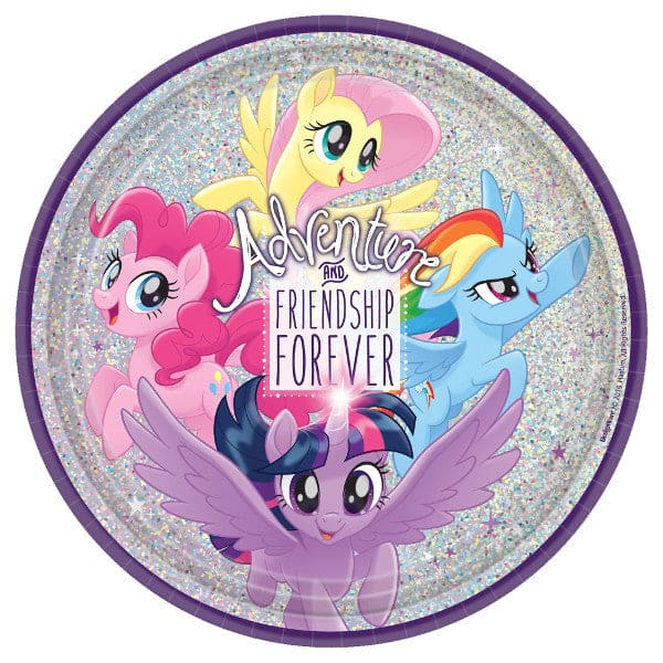 My Little Pony Friendship Adventures 9in Round Dinner Paper Plates