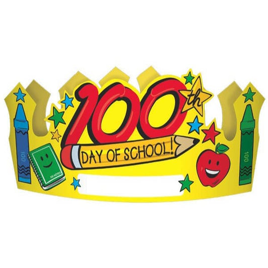 100th Day Of School Paper Crowns