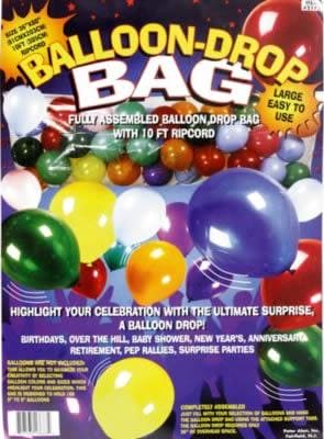 Balloon Drop 36inch x  80inch  Bag with 100 Balloons