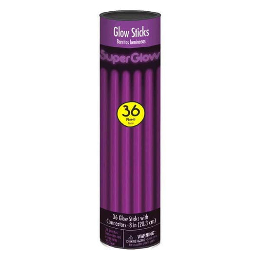 Glow Stick 8in Tube - Purple 36ct