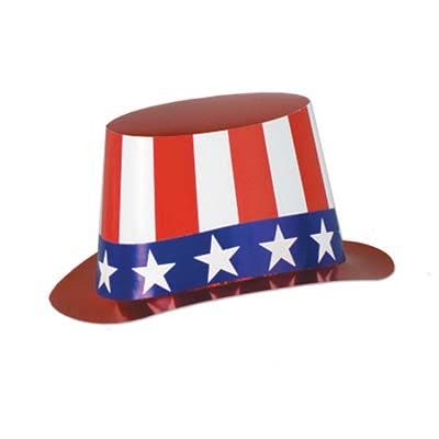 Foil Patriotic cardboard Hi-Hat