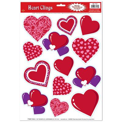 Valentine's Heart Clings 1ct