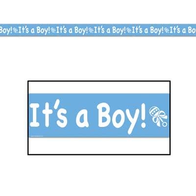 It's A Boy! Blue Party Tape 20ft
