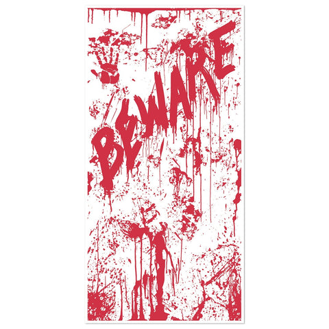 Beware Bloody Door Cover