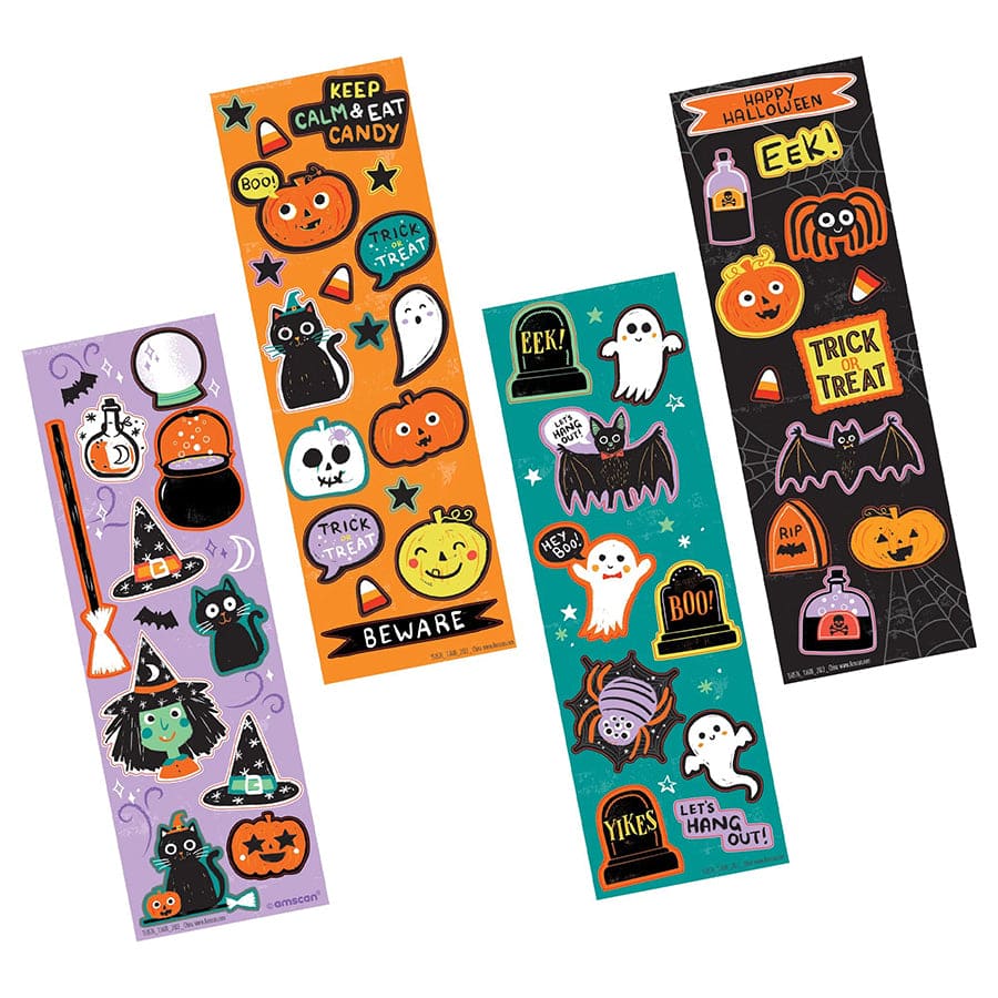 Spooky Friends Stickers 36ct