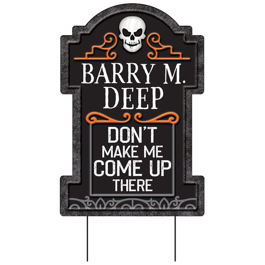Barry M. Deep Metal Tombstone 22in