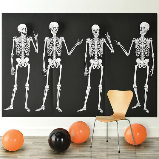 Skeleton 3 Piece Back Drop with Add-Ons