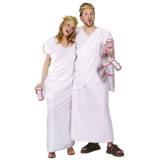 Toga! Toga!  White Robe Costume Adult Unisex