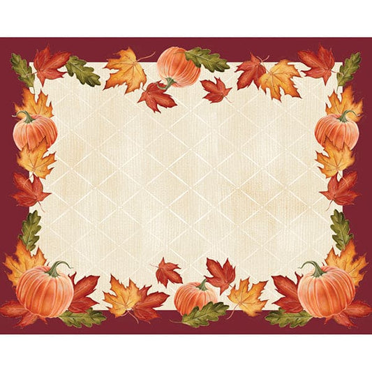 Leaves and Pumpkin Placemats