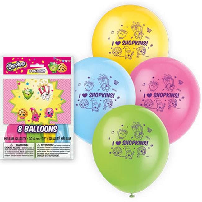 Shopkins Printed Balloons 12in
