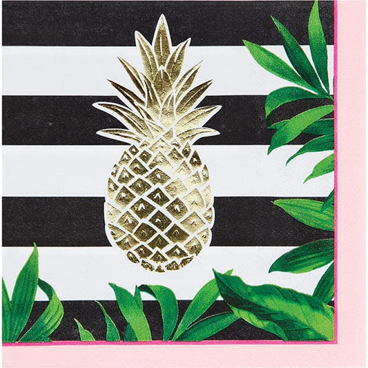 Pineapple Wedding Luncheon Napkins 16 ct