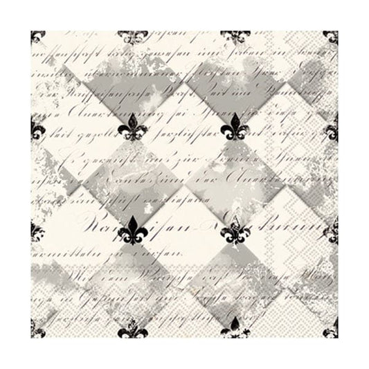 Fleur de Lis Beverage Napkins