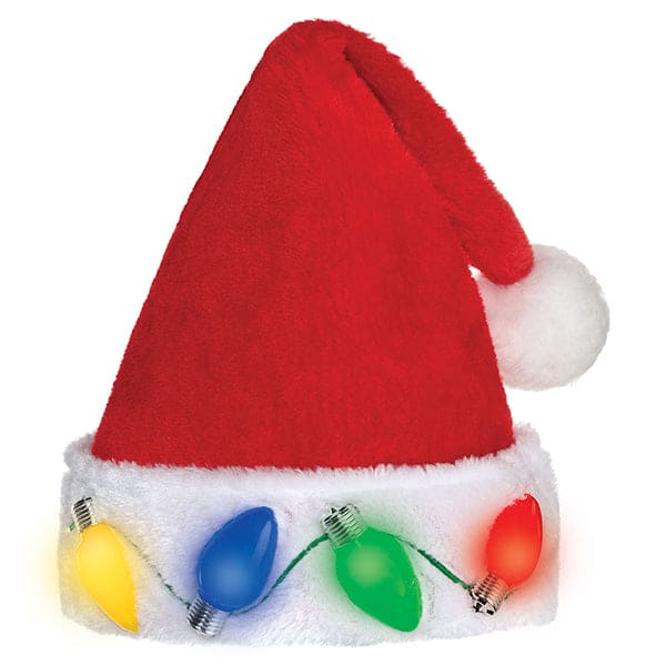 Plush Light Up Santa Hat