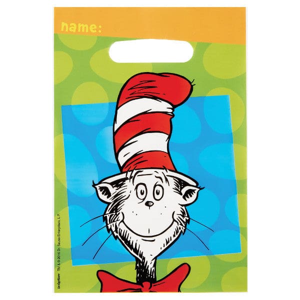 Dr Seuss Plastic Treat Bags