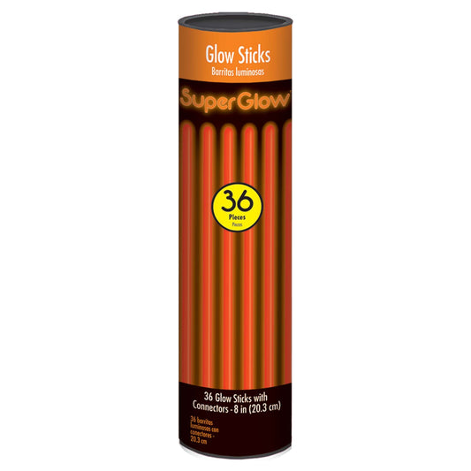 Glow Stick 8in Tube - Orange 36ct