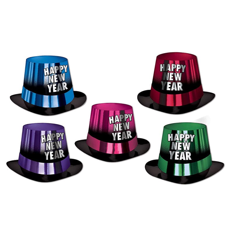 Entertainer Hi-Hats Happy New Year Top Hat 1ct